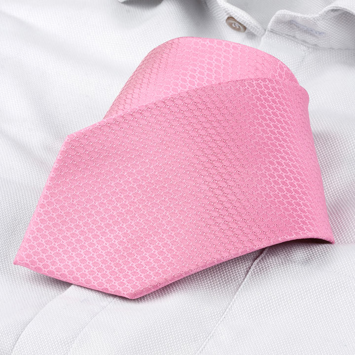 Chairman Style Elliot Pink pánská hedvábná kravata jednobarevne