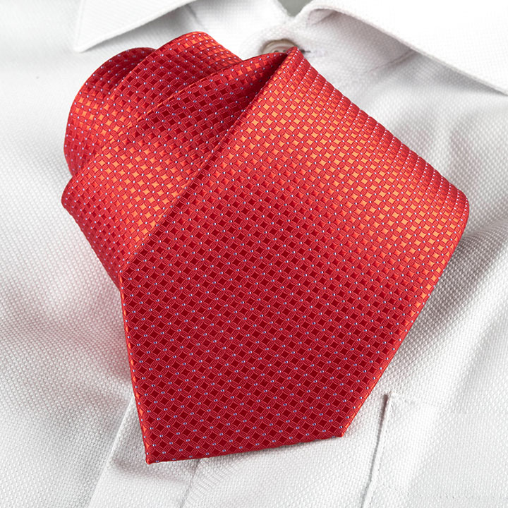 Passerini/Am Gerolamo Red pánská kravata polyester se vzorkem