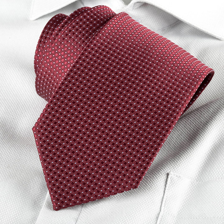 Passerini/Am Giacinto Red pánská kravata polyester se vzorkem