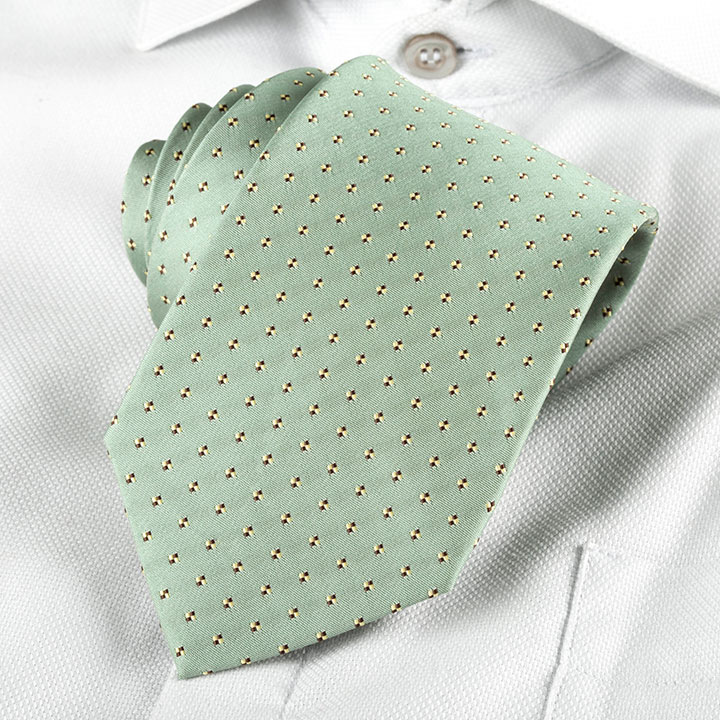 Passerini/Am Giambattista Green pánská kravata polyester se vzorkem