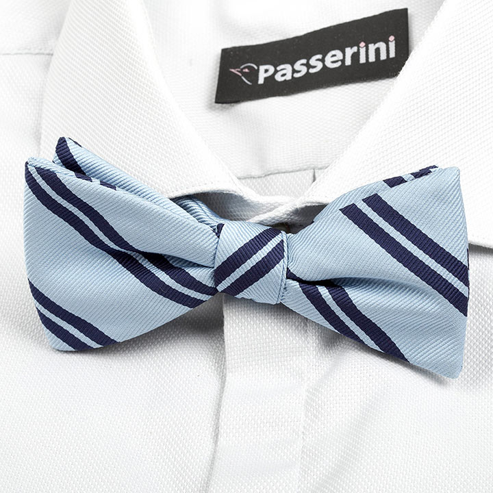 Passerini/Am Eudon Blue pánský motýlek s proužkem