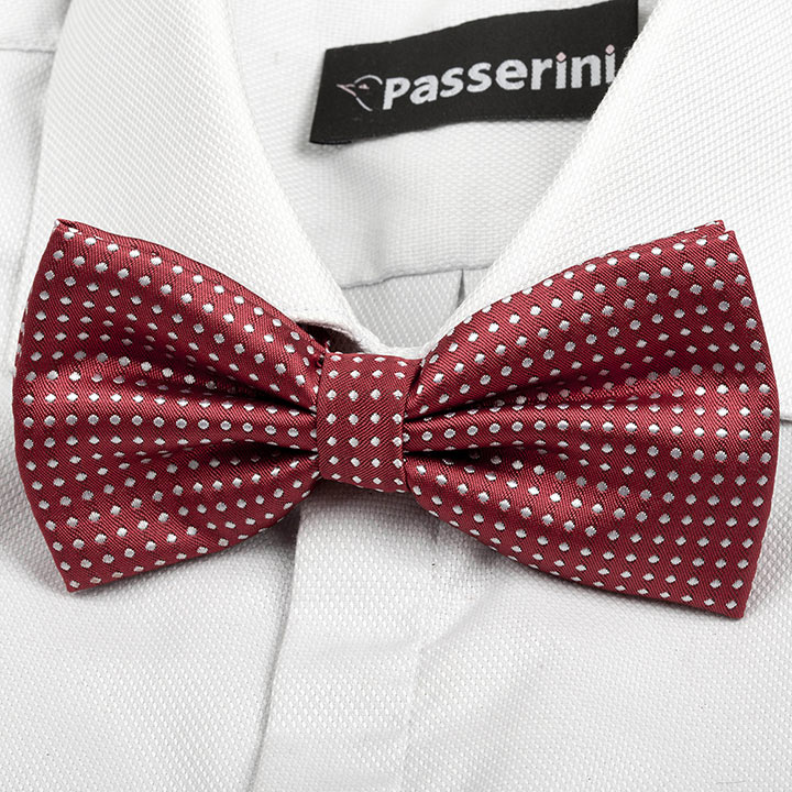 Passerini/Am Acelin Red pánský motýlek se vzorkem červený