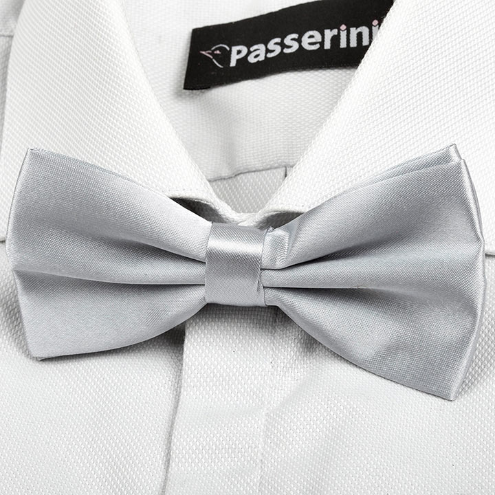 Passerini/Am Ace Silver  pánský motýlek stříbrný