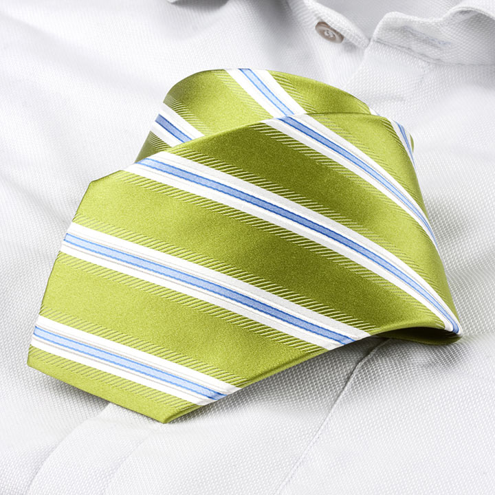 Chairman Style Edward Green pánská hedvábná kravata s proužkem