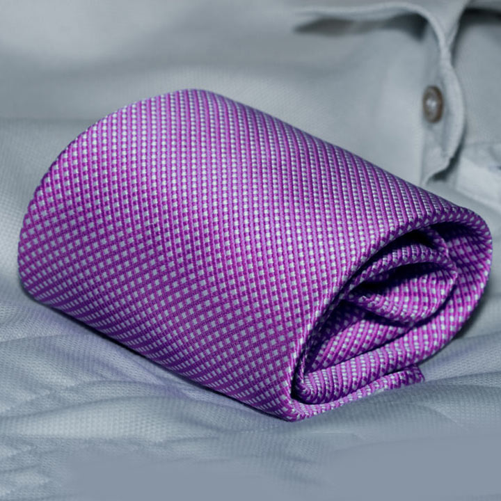 Rosini Celio Violet pánská kravata polyester se vzorkem