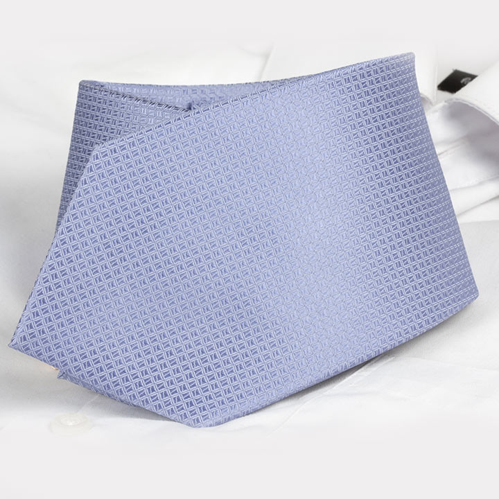 Chairman style Acelet Blue pánská hedvábná kravata modrá